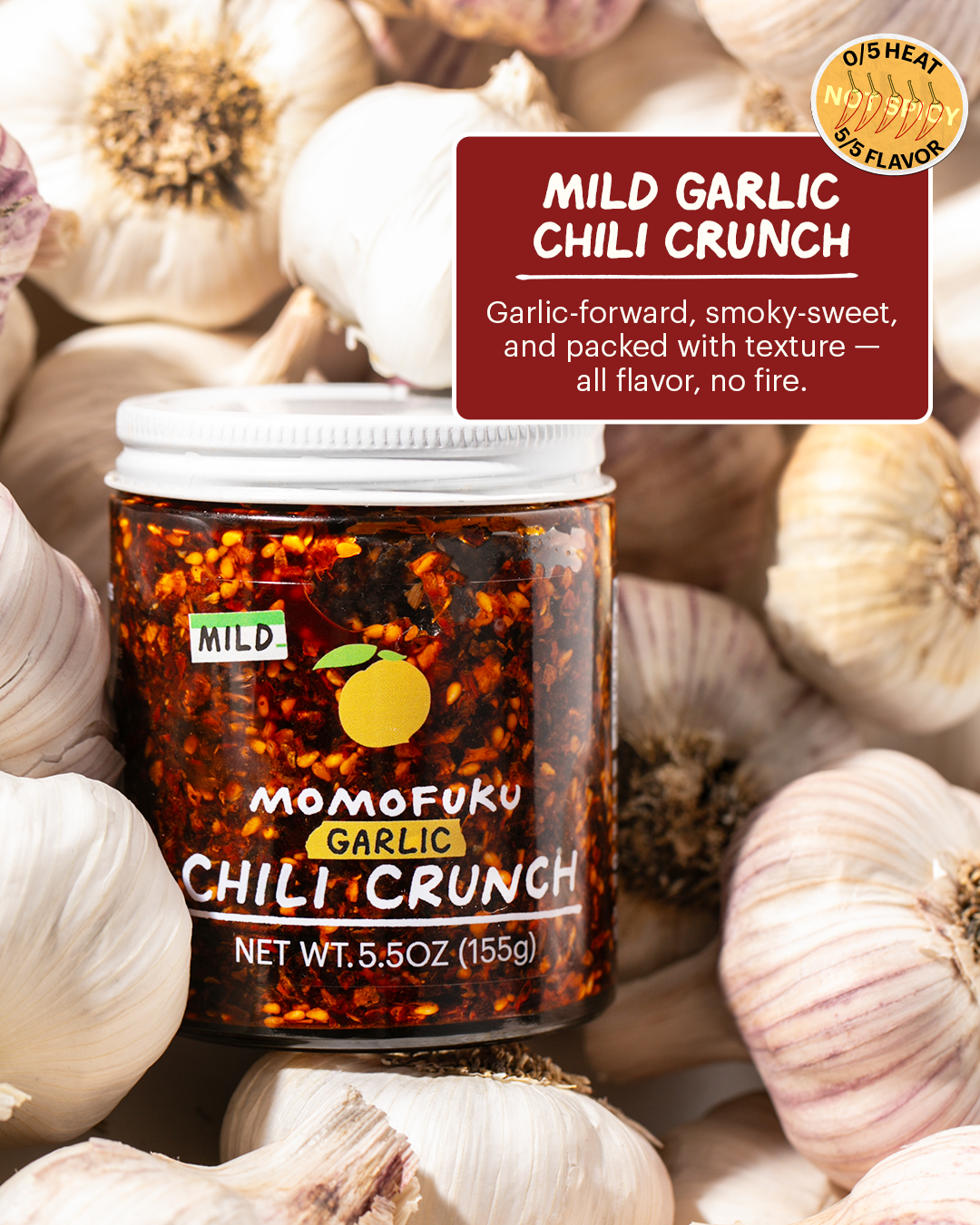 Chili Crunch + Mild Garlic Chili Crunch Duo