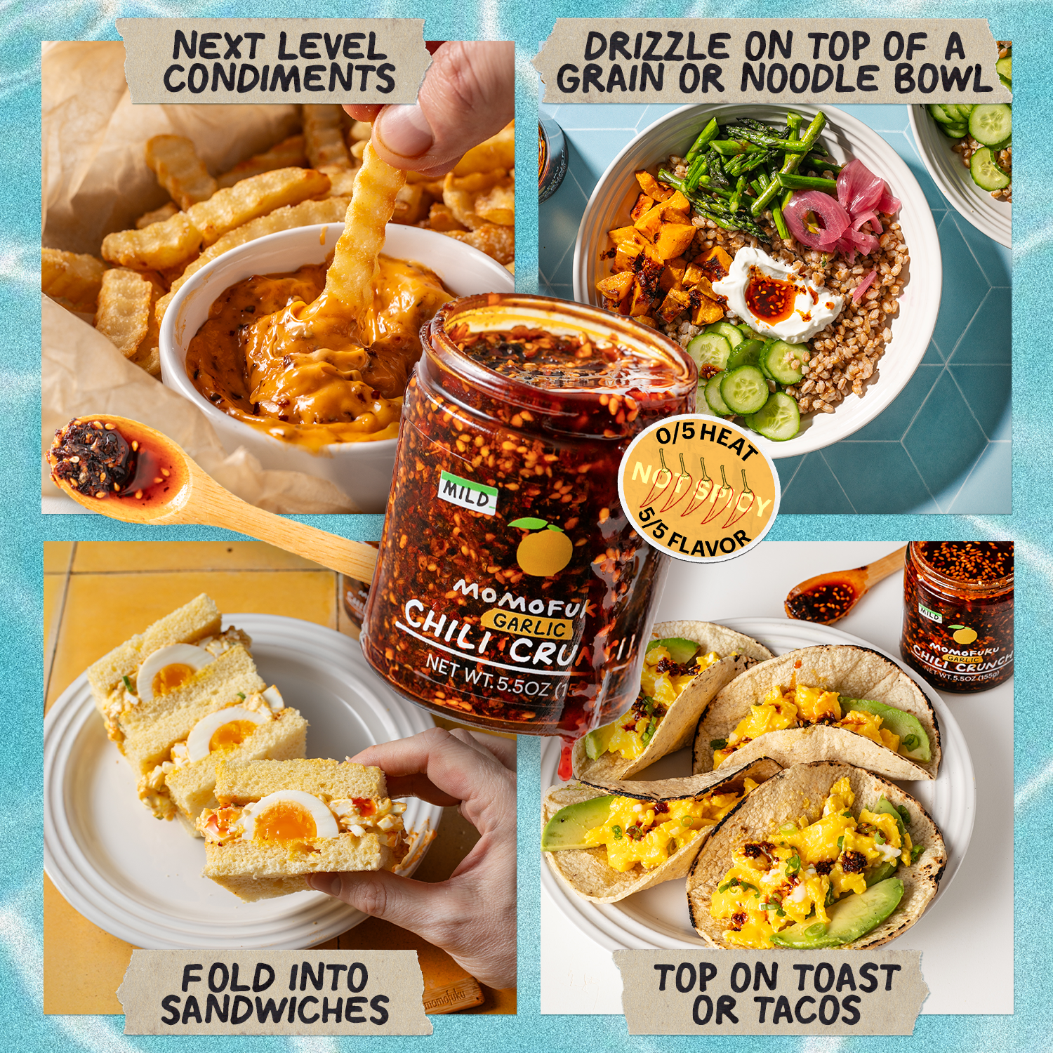 Mild Garlic Chili Crunch